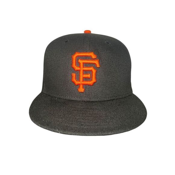 New Era Men’s 7 3/8 San Francisco Giants 59FIFTY Fitted Hat MLB Team Apparel - Picture 1 of 7
